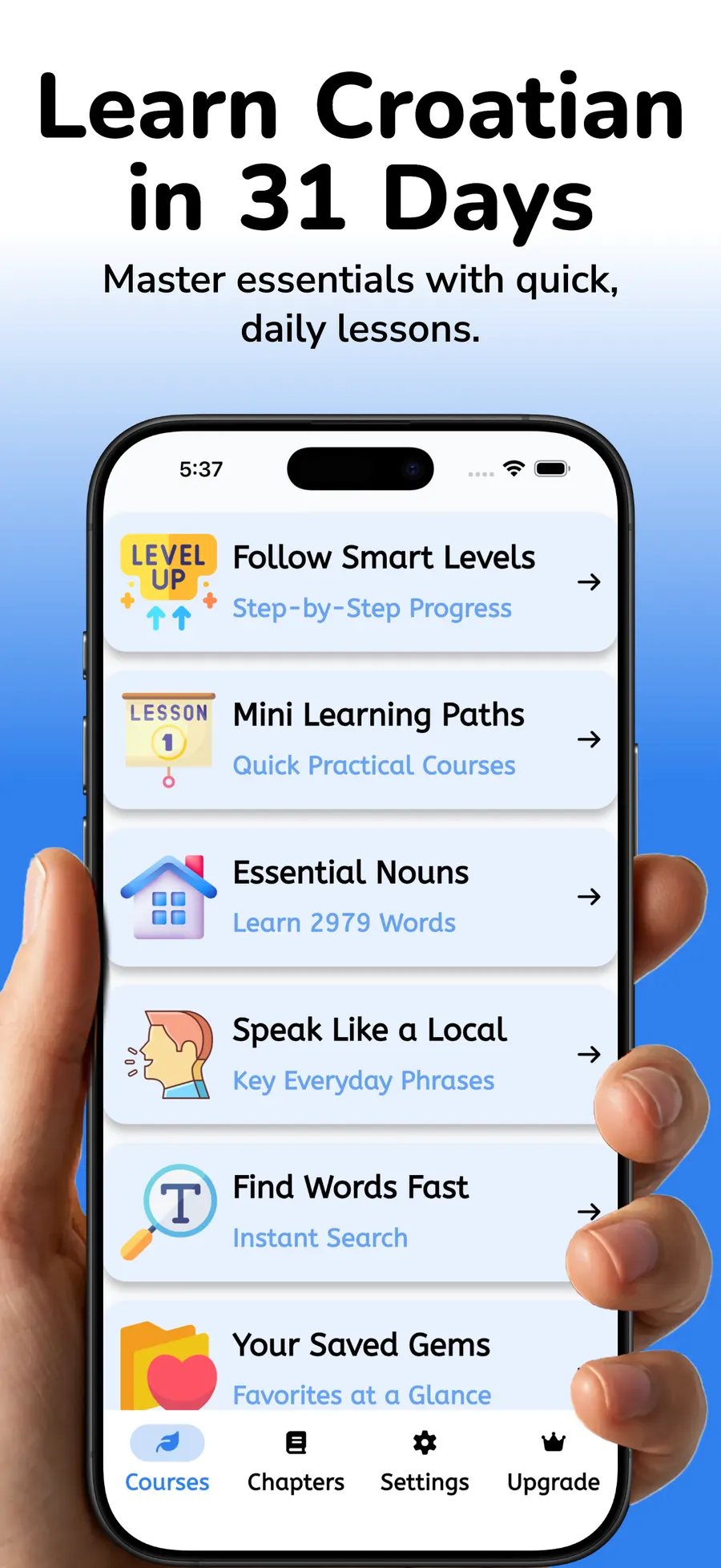 Learn Croatian For Beginners screenshot 1