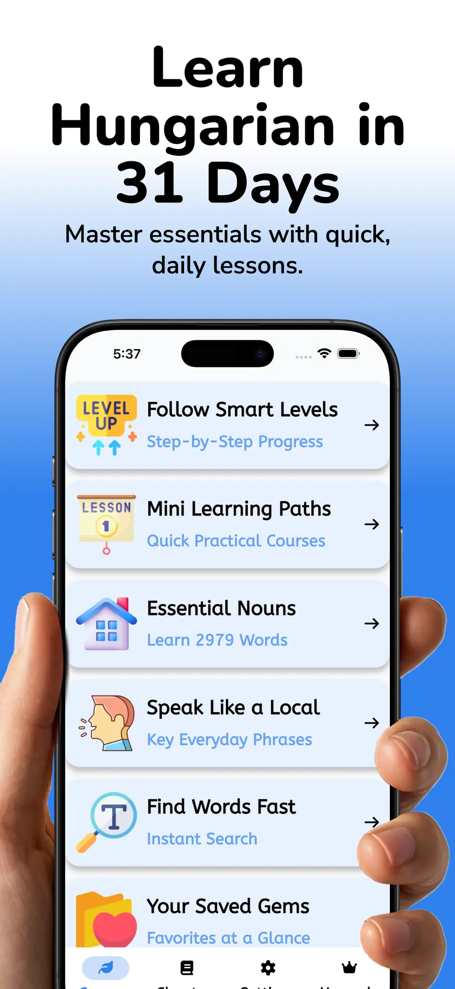 Learn Hungarian For Beginners screenshot 1