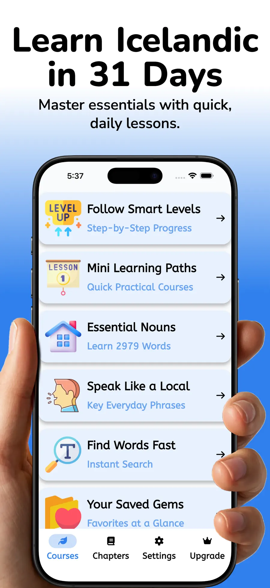 Learn Icelandic For Beginners screenshot 1