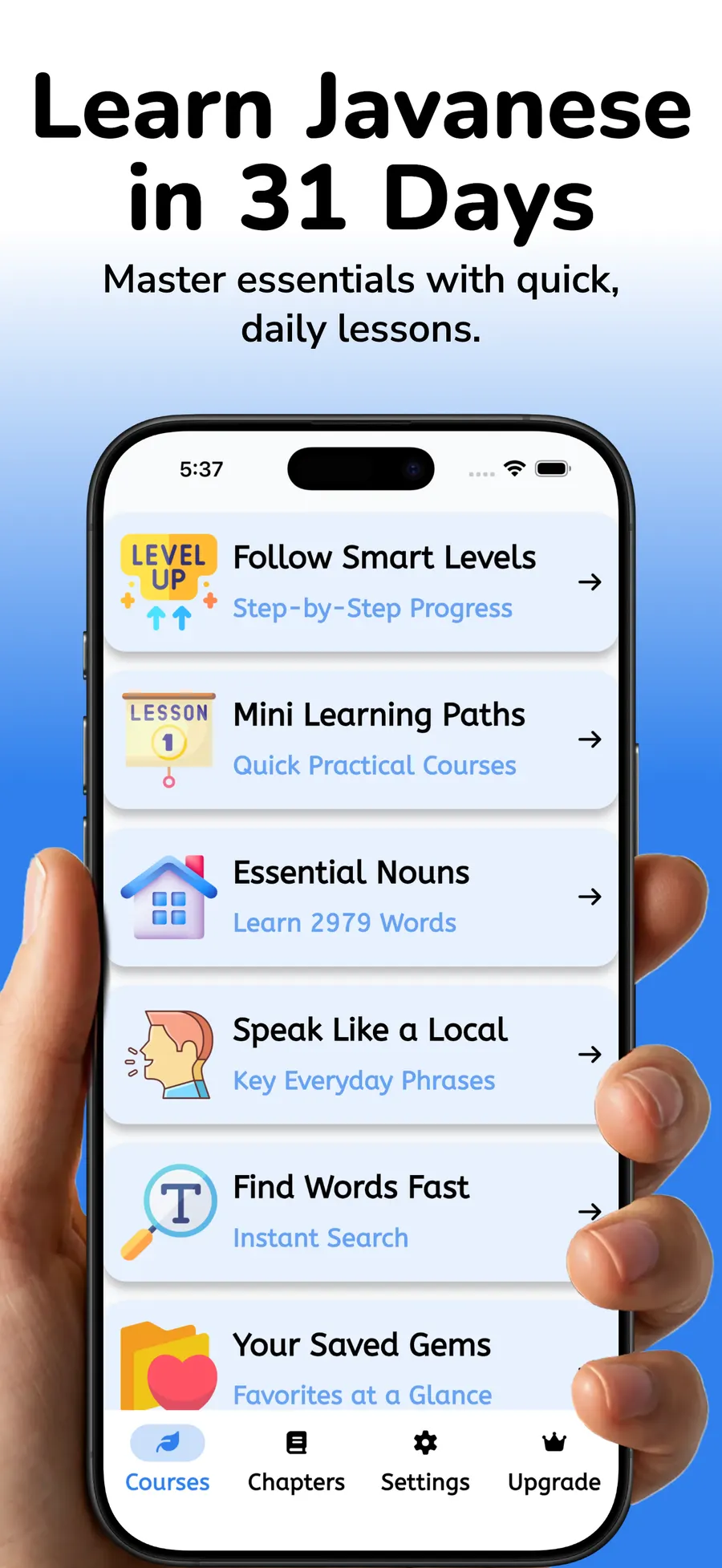 Learn Javanese For Beginners screenshot 1