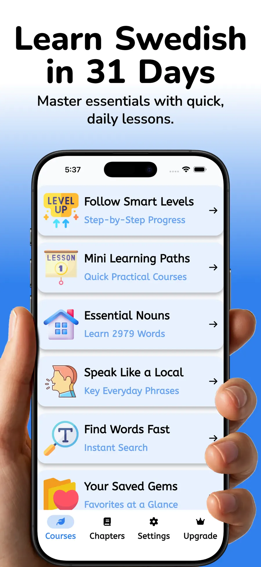 Learn Swedish For Beginners screenshot 1